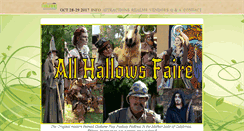 Desktop Screenshot of allhallowsfaire.com